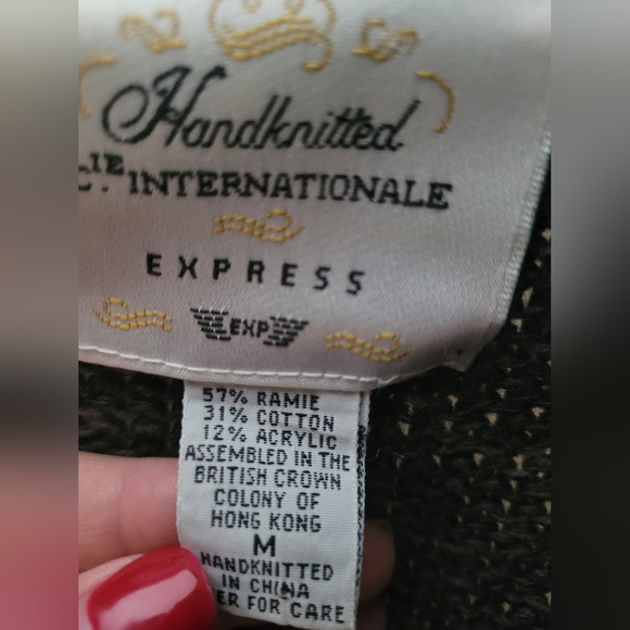 Vintage Express Internationale cardigan knit sweater - Picture 4 of 4